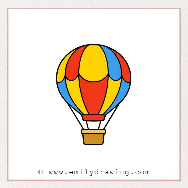 Preview of Hot Air Balloon drawing